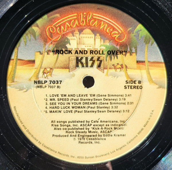 Rock And Roll Over - Kiss