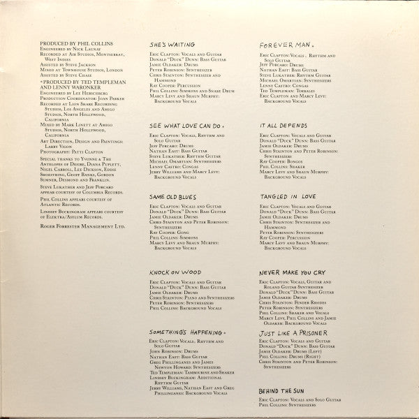 Behind The Sun - Clapton, Eric