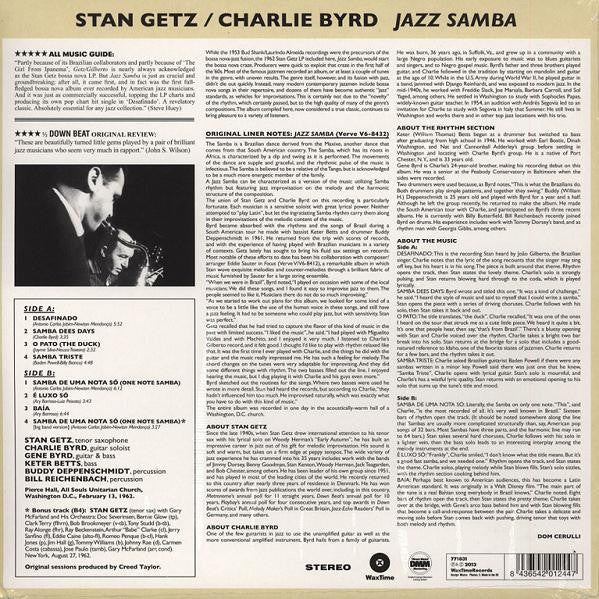 Jazz Samba - Getz, Stan / Byrd, Charlie
