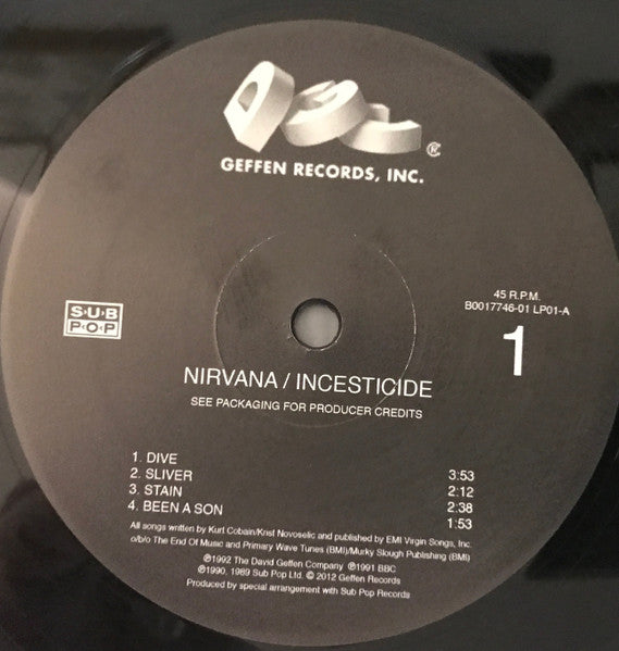 Incesticide - Nirvana
