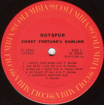 Sweet Fortune's Darling - Hotspur