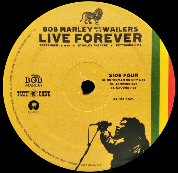 Live Forever (The Stanley Theatre, Pittsburgh, PA, - Marley, Bob & The Wailers