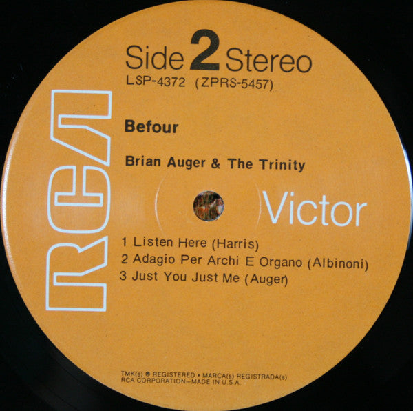 Befour - Auger, Brian & The Trinity