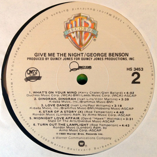 Give Me The Night - Benson, George