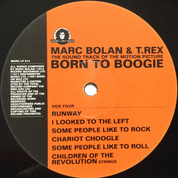 The Sound Track Of The Motion Picture Born To Boog - Marc Bolan