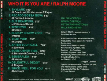 Who It Is You Are - Moore, Ralph