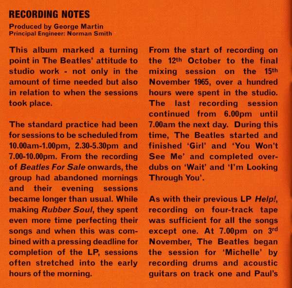 Rubber Soul - The Beatles [CD]