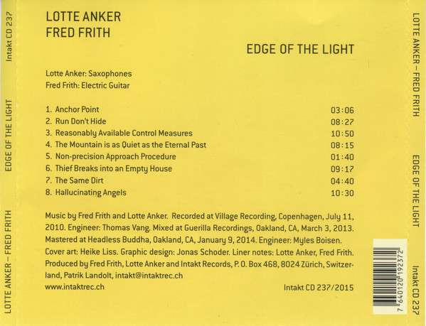Edge Of The Light - Anker, Lotte