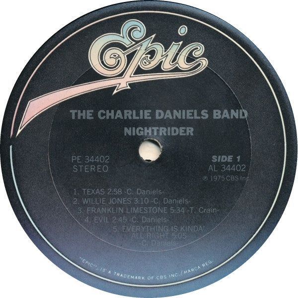 Nightrider - Daniels, Charlie Band