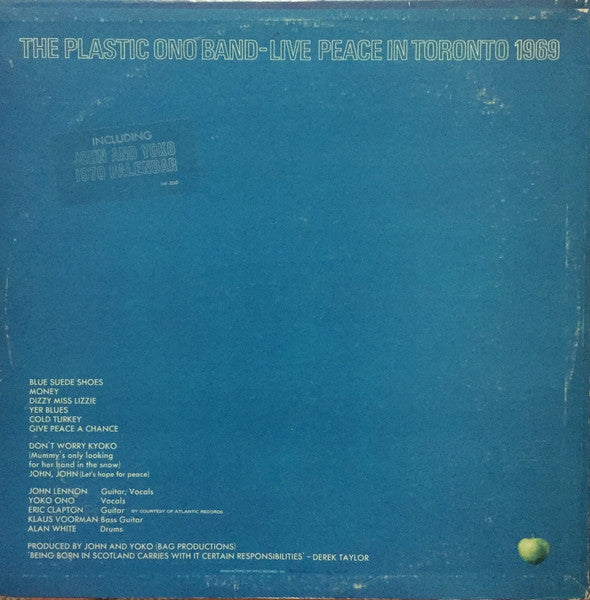 Live Peace In Toronto 1969 - Plastic Ono Band