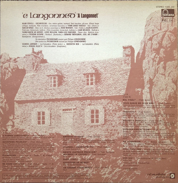 E Langonned - Stivell, Alan
