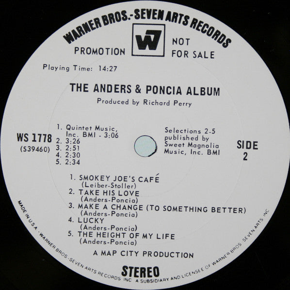 The Anders & Poncia Album - Anders & Poncia