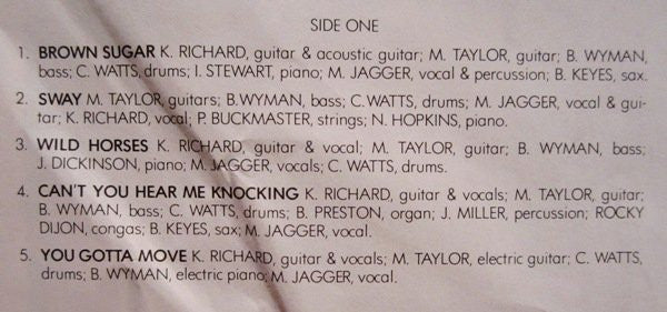 Sticky Fingers - Rolling Stones