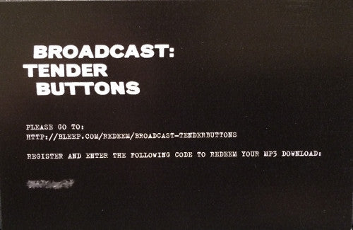 Tender Buttons - Broadcast