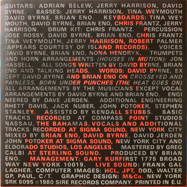 Remain In Light - Talking Heads