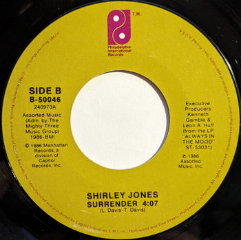 Last Night I Needed Somebody - Jones, Shirley