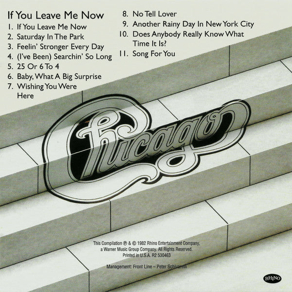 If You Leave Me Now and Other Hits - Chicago [CD]
