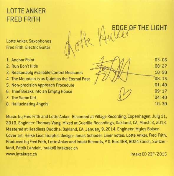 Edge Of The Light - Anker, Lotte