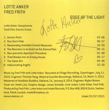 Edge Of The Light - Anker, Lotte