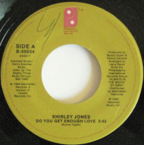 Do You Get Enough Love - Jones, Shirley