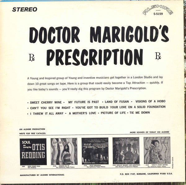 Play And Sing - Dr. Marigold's Prescription