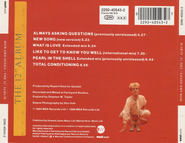 The 12" Album - Jones, Howard