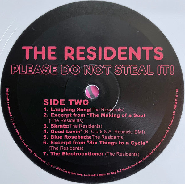 Please Do Not Steal It! - Residents, The