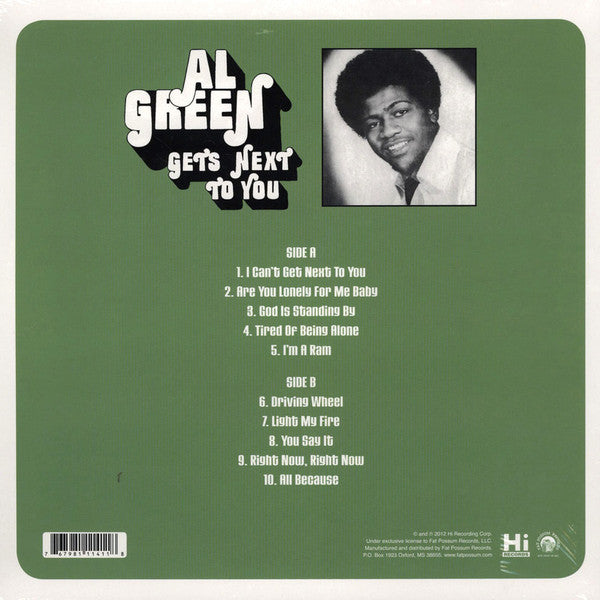 Get's Next To You - Green, Al