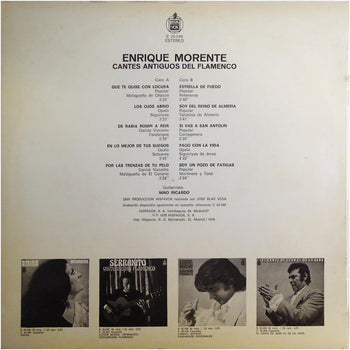 Cantes Antiguos Del Flamenco - Morente, Enrique
