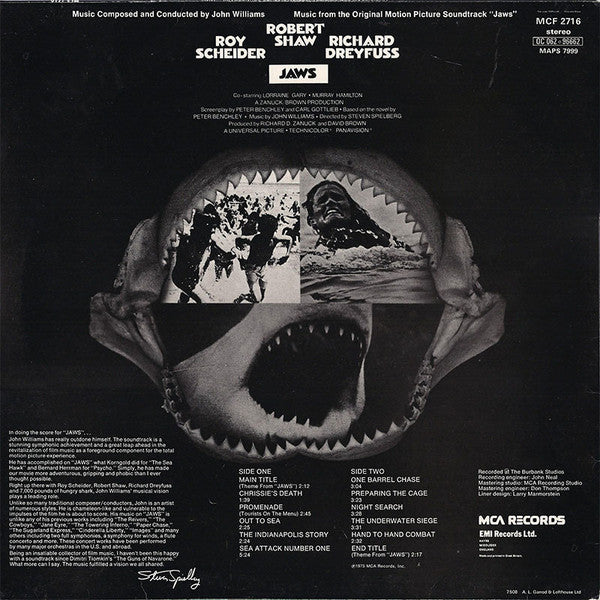 Jaws (Music From The Original Motion Picture Sound - Williams, John