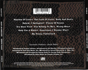 Rhythm Of Love - Baker, Anita