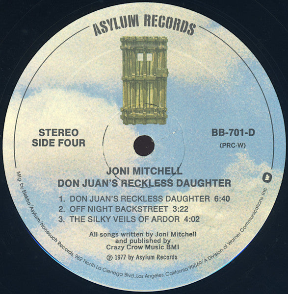 Don Juan's Reckless Daughter - Mitchell, Joni