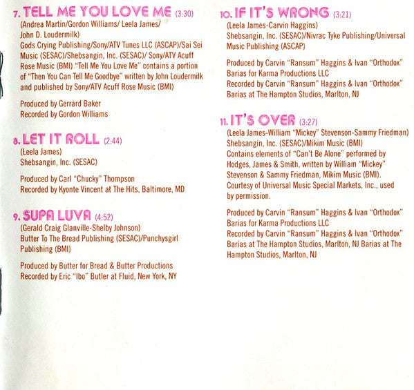 My Soul - James, Leela