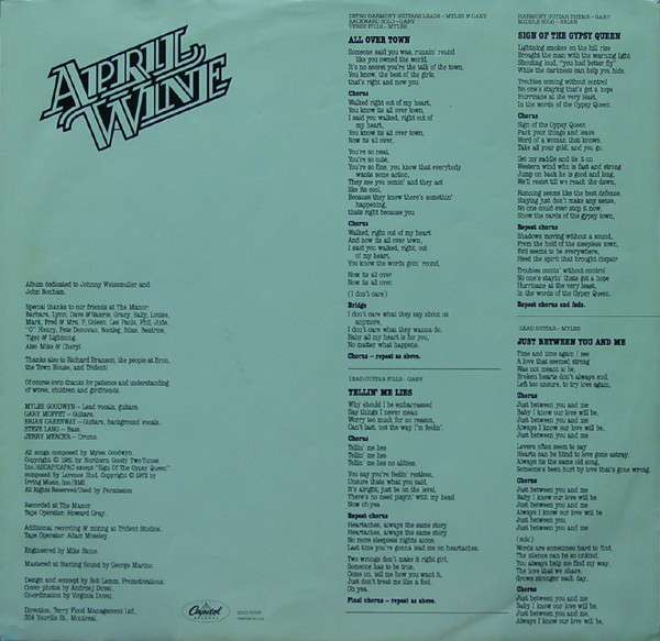 The Nature Of The Beast - April Wine