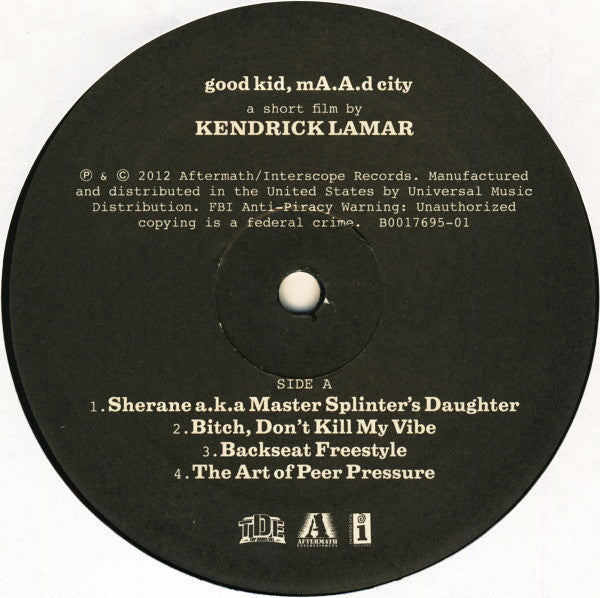 Good Kid, Maad City - Lamar, Kendrick