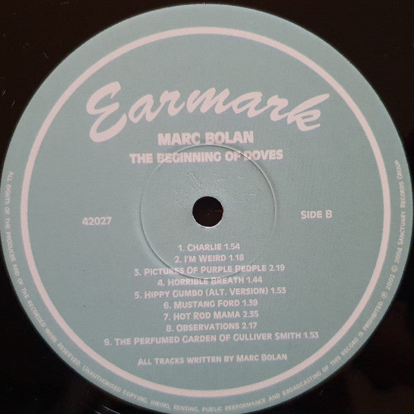 The Beginning Of Doves - Bolan, Marc