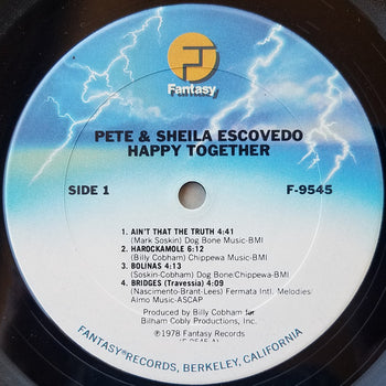 Happy Together - Escovedo, Pete & Sheila