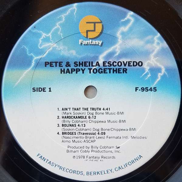 Happy Together - Escovedo, Pete & Sheila