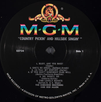 Country Pickin' And Hillside Singin' - Osborne Brothers