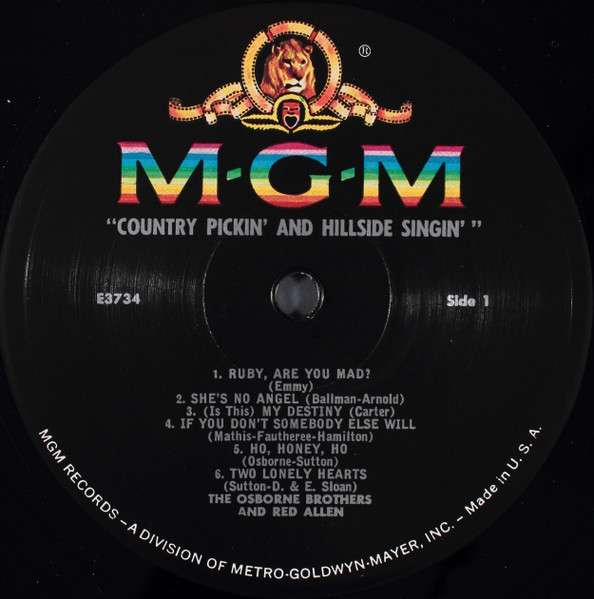 Country Pickin' And Hillside Singin' - Osborne Brothers