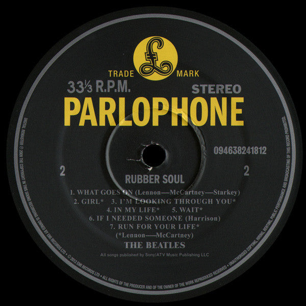 Rubber Soul [Reissue] [Remastered] [180 Gram] - The Beatles