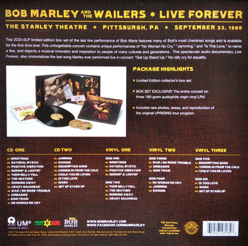 Live Forever (The Stanley Theatre, Pittsburgh, PA, - Marley, Bob & The Wailers