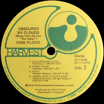 Obscured By Clouds - Pink Floyd