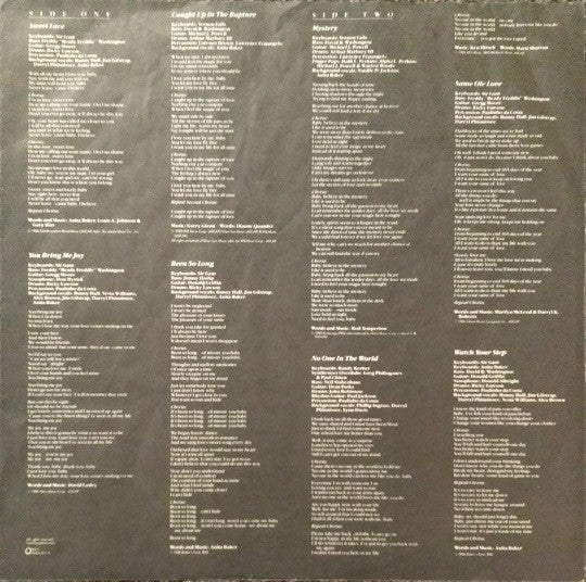 Rapture - Baker, Anita