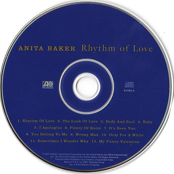 Rhythm Of Love - Baker, Anita
