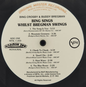Bing Sings Whilst Bregman Swings - Crosby, Bing