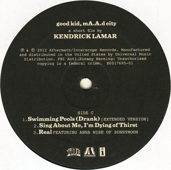 Good Kid, Maad City - Lamar, Kendrick