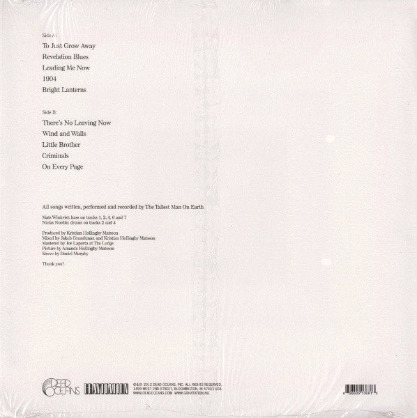 There's No Leaving Now - Tallest Man On Earth, The