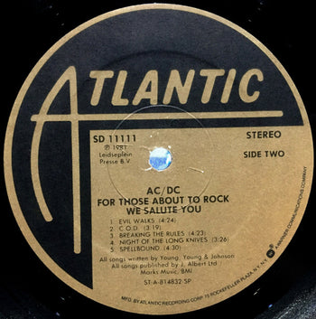 For Those About To Rock - AC/DC
