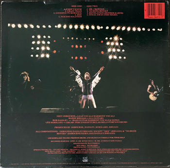Blizzard Of Ozz - Osbourne, Ozzy